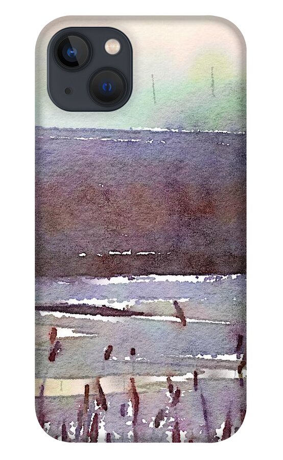 Fog iPhone 13 Case featuring the digital art Foggy Day by Wendy Golden