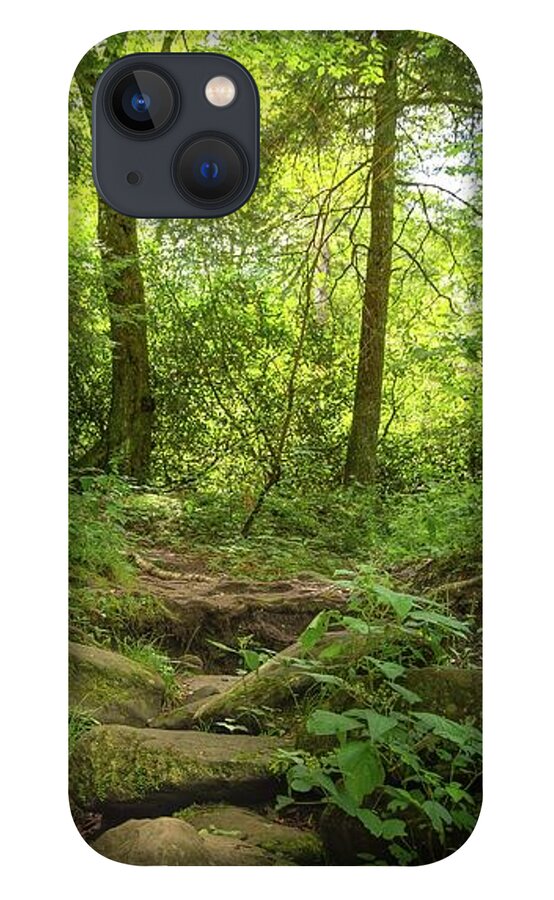 Forest Pathway iPhone 13 Case featuring the photograph Forest by Rebecca Herranen