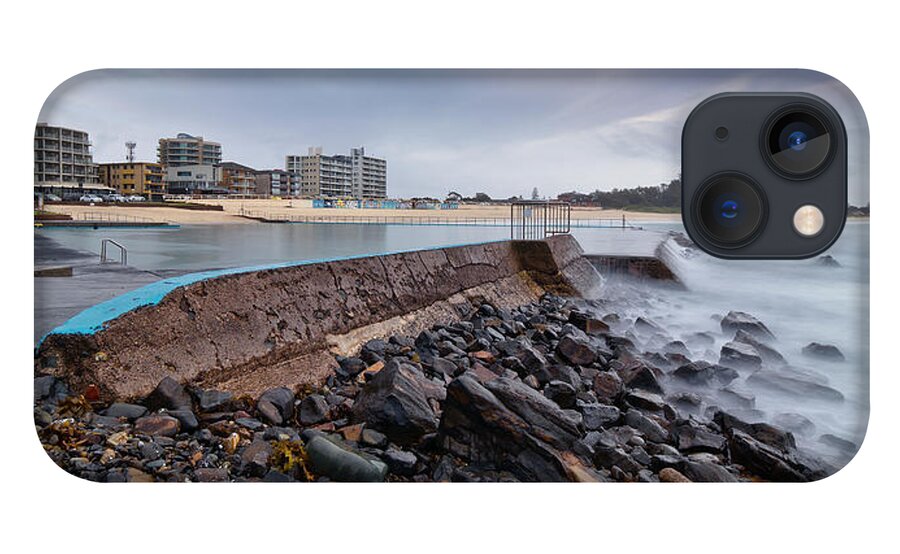 Forster Ocean Baths Australia iPhone 13 Case featuring the digital art Forster Ocean Baths 99 by Kevin Chippindall