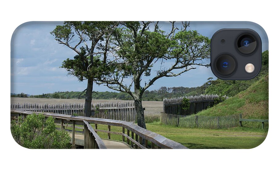  iPhone 13 Case featuring the photograph Fort Fisher Boardwalk by Heather E Harman