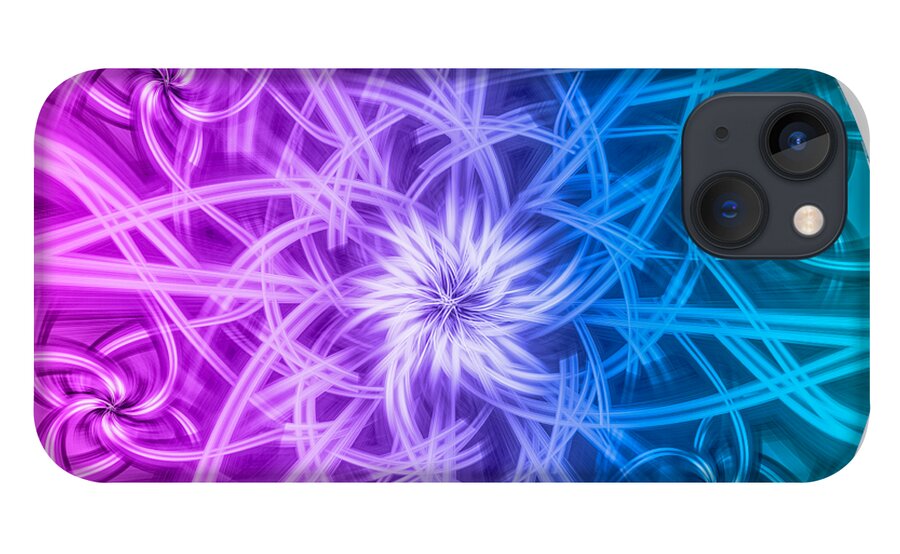 Was A Photograph iPhone 13 Case featuring the digital art Fractal by Spikey Mouse Photography