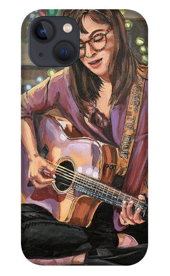 Frances iPhone 13 Case featuring the painting Frances Hope Music by Scott Dewis