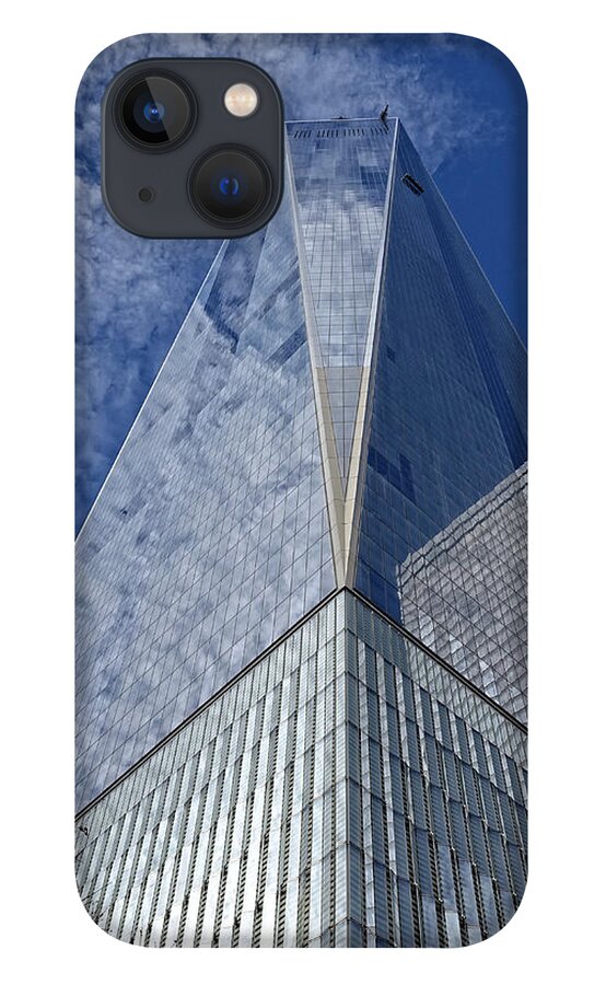 New York iPhone 13 Case featuring the photograph Freedom Tower Reflections by Russel Considine