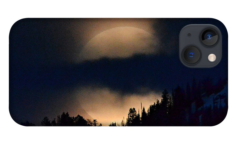 Full Moon iPhone 13 Case featuring the photograph Full Flower Moon #5 by Dorrene BrownButterfield