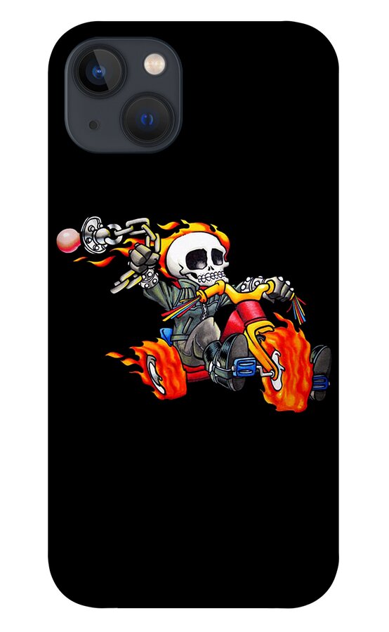 Funny BABY GHOST RIDER iPhone 13 Case by Stephanie D Bridges - Pixels