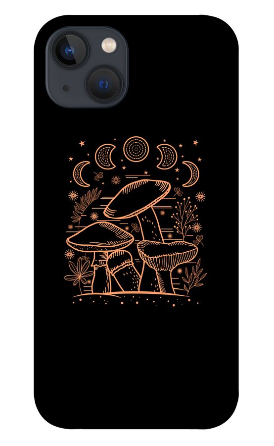 Goblincore Aesthetic Mushroom iPhone 13 Case by Bastav - Fine Art America