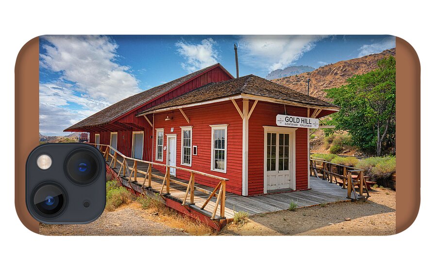 Gold Hill iPhone 13 Case featuring the photograph Gold Hill Train Depot by Ron Long Ltd Photography