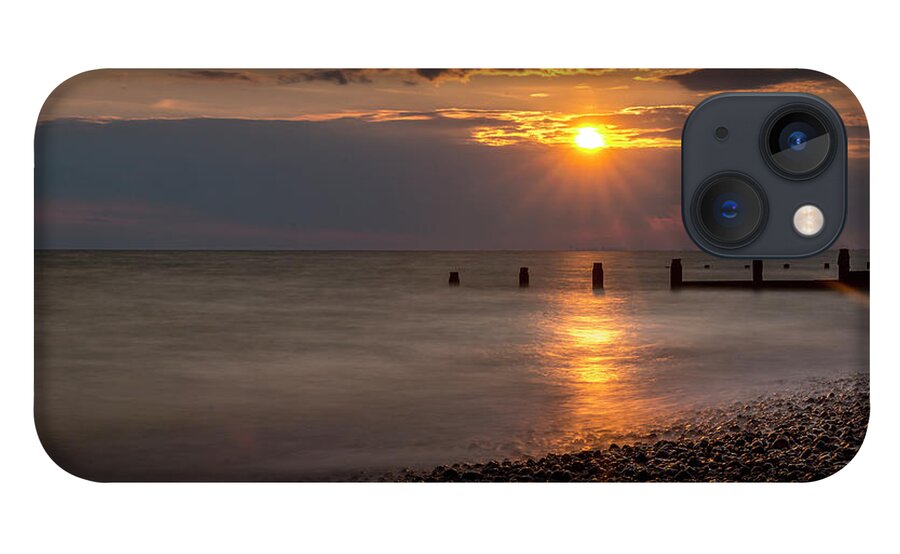 Landscape iPhone 13 Case featuring the photograph Golden Hour at Selsey by Chris Boulton