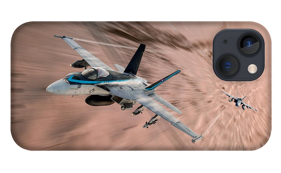Top Gun iPhone 13 Case featuring the digital art Top Gun Maverick Good Morning Aviators by Airpower Art