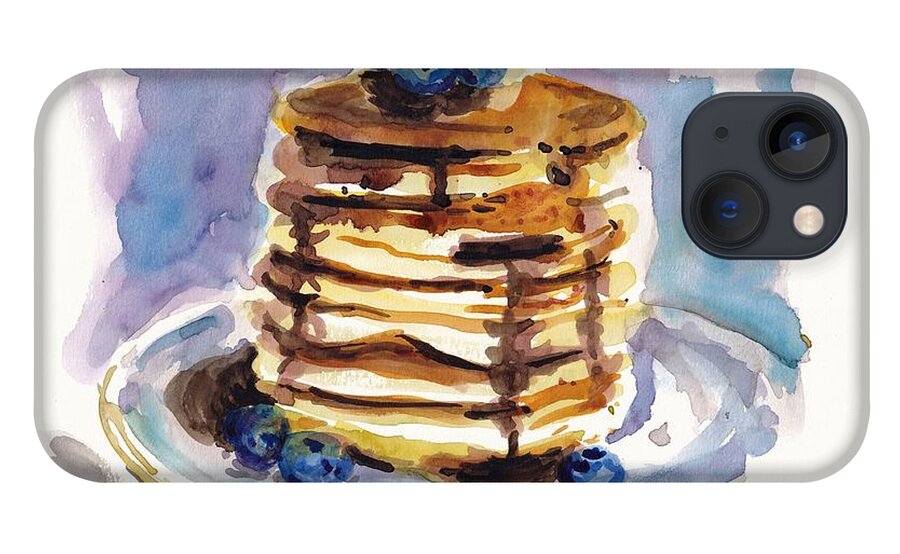 Pancake iPhone 13 Case featuring the painting Good Morning by George Cret