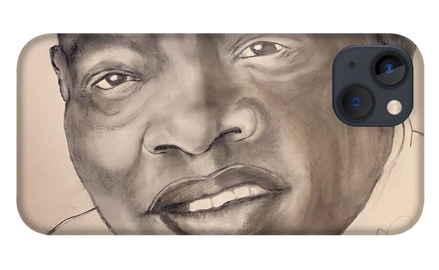  iPhone 13 Case featuring the drawing Good Trouble by Angie ONeal