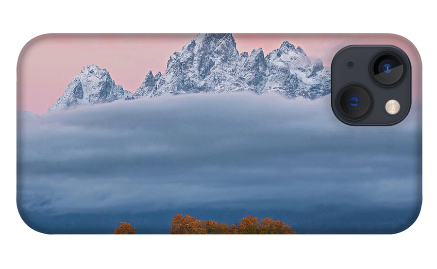 Grand Tetons iPhone 13 Case featuring the photograph Grand Teton Color by Wesley Aston