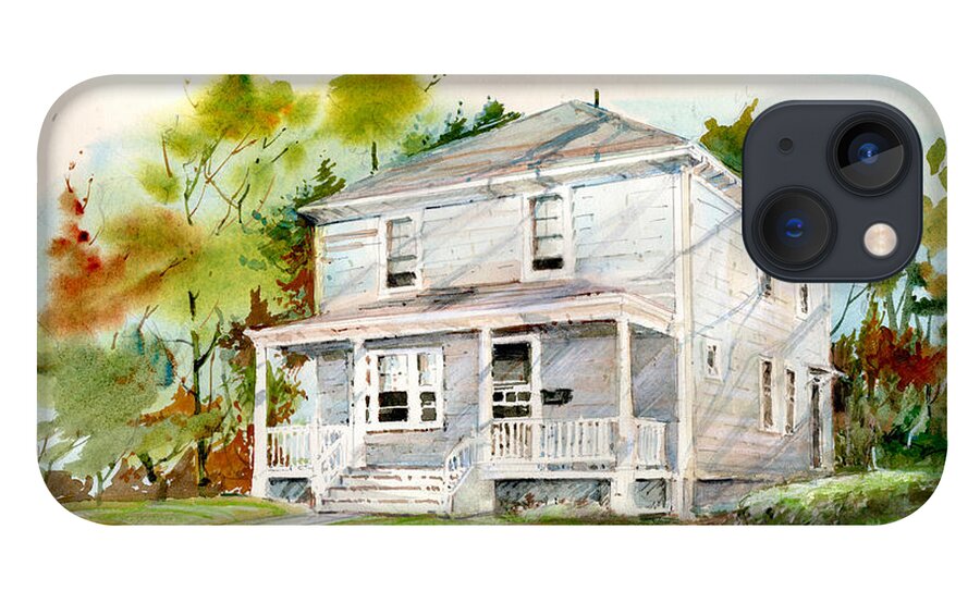 House Portrait iPhone 13 Case featuring the painting Granny's House by P Anthony Visco