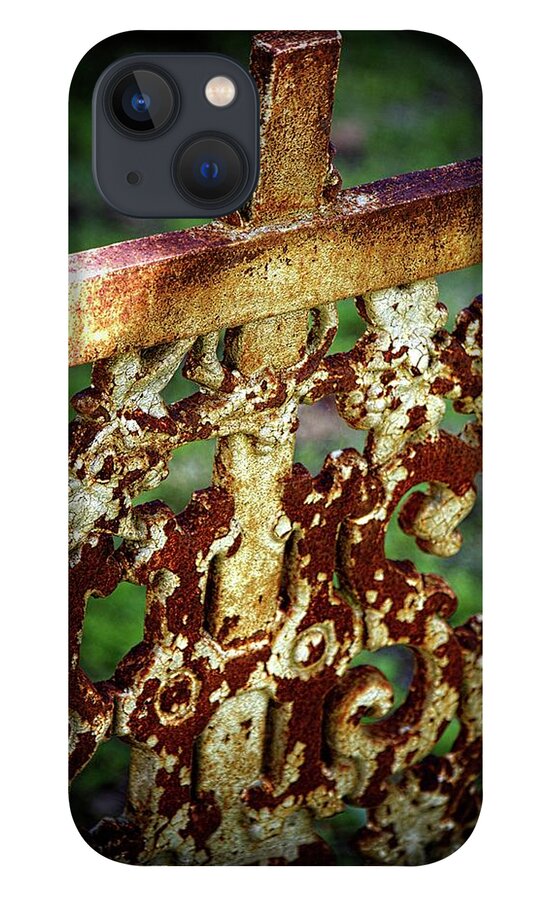 Abstract iPhone 13 Case featuring the photograph Graveyard Rustic Beauty by Michelle Liebenberg