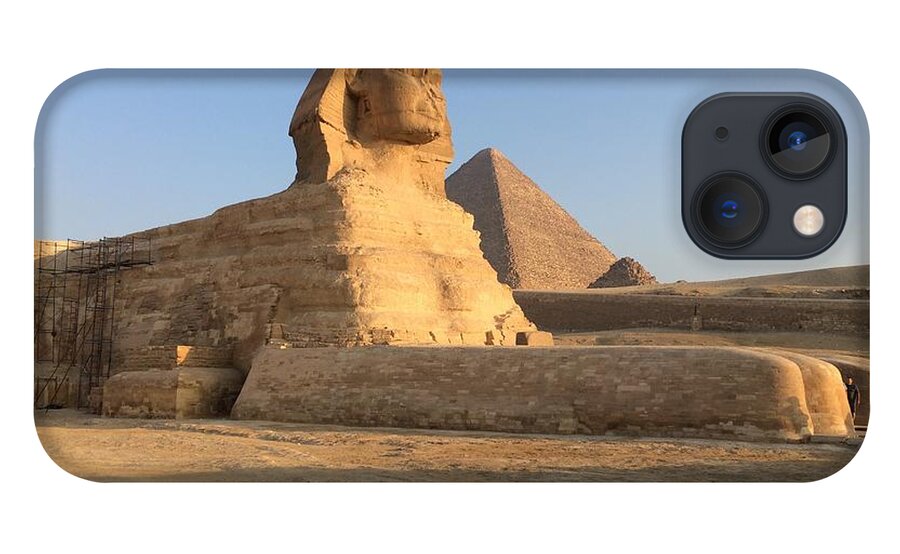 Giza iPhone 13 Case featuring the photograph Great Sphinx by Trevor Grassi