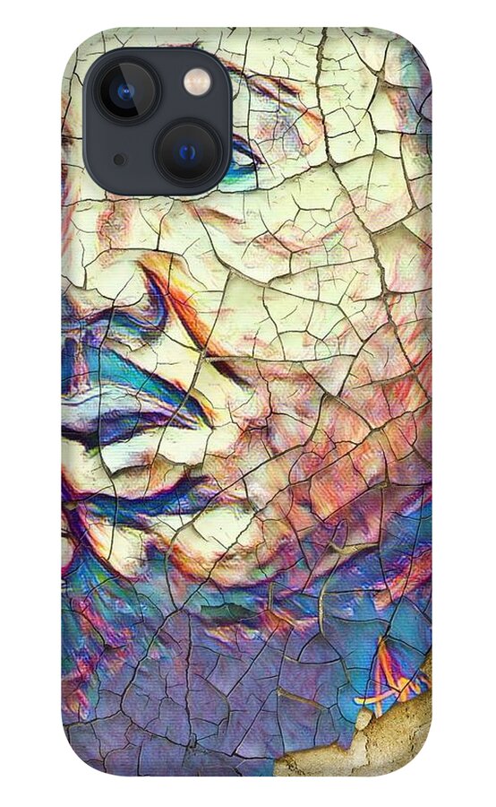  iPhone 13 Case featuring the mixed media Greatness by Angie ONeal