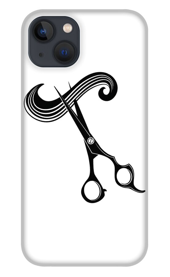 Hairdresser Scissors. iPhone 13 Case by Tom Hill - Pixels