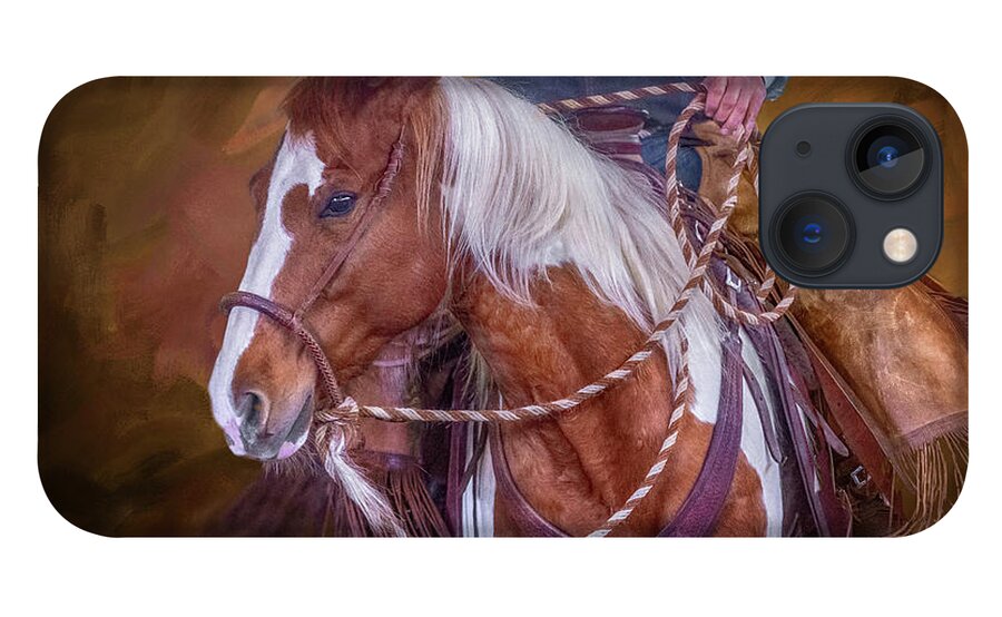 Cattle iPhone 13 Case featuring the photograph Cattle Horse by JBK Photo Art