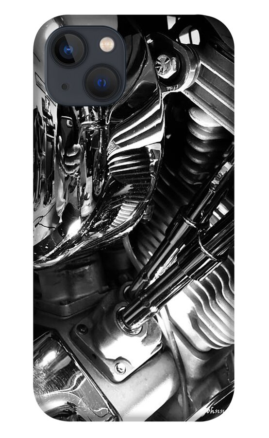 Harley Davidson St Augustine Florida Usa iPhone 13 Case featuring the photograph HD Machinery 1 by John Anderson