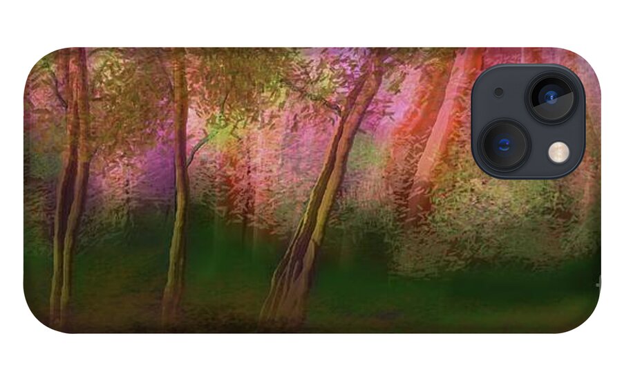 Trees iPhone 13 Case featuring the digital art Heaven's Garden by Julie Grimshaw