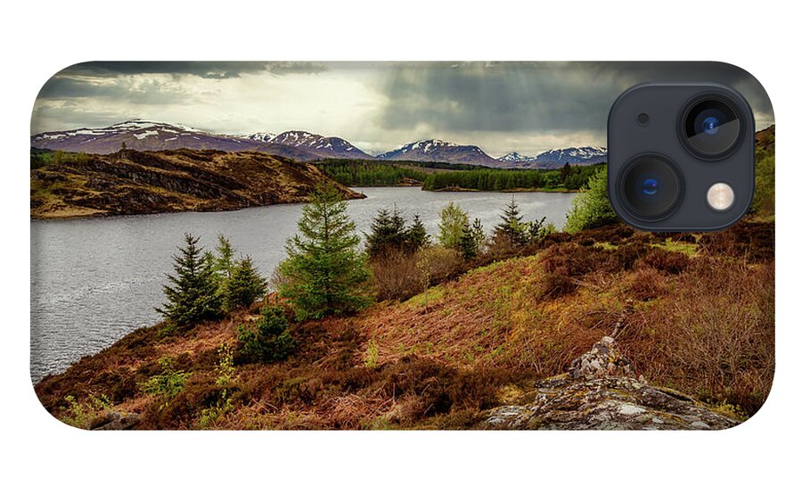 Scotland iPhone 13 Case featuring the photograph Highland breaking storm by Bradley Morris