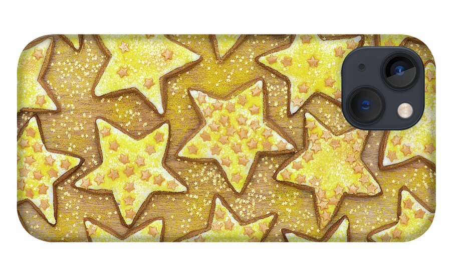 Christmas Cookies iPhone 13 Case featuring the photograph Homemade Christmas Star Biscuits by Tim Gainey