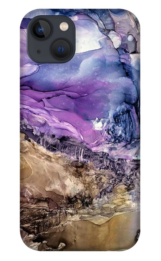 Soft iPhone 13 Case featuring the painting How you look at it by Angela Marinari