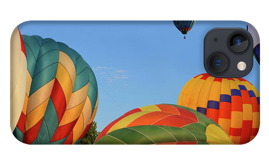 Hot Air Balloons iPhone 13 Case featuring the photograph Huff and Puff Balloons by Rod Seel