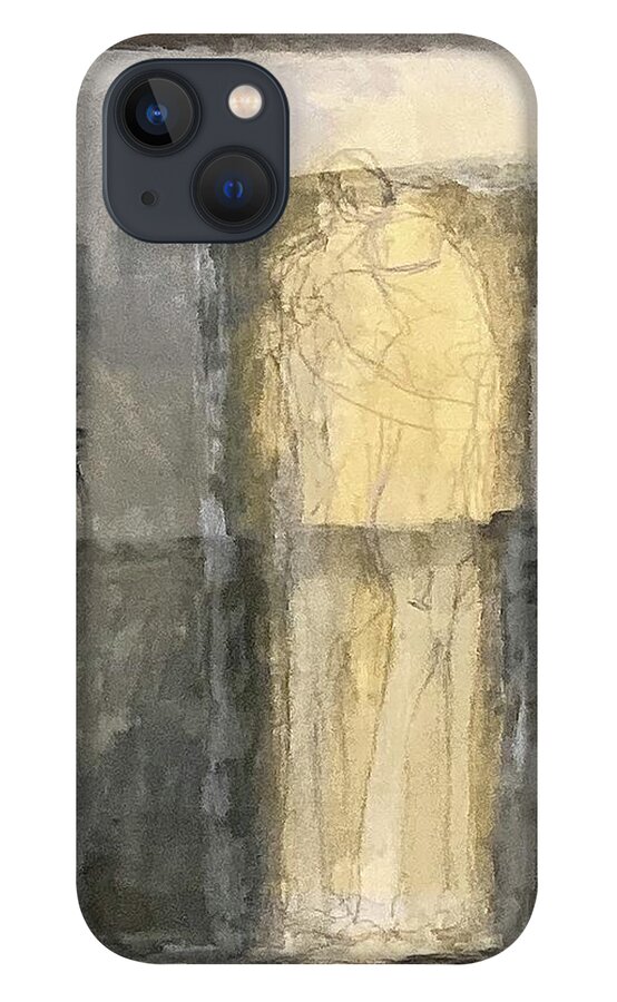 Hug iPhone 13 Case featuring the drawing Hug by David Euler