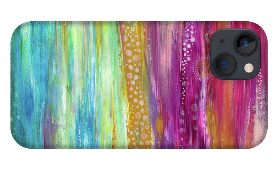 Modern Contemporary Painting iPhone 13 Case featuring the painting I Am Becoming by Tanielle Childers