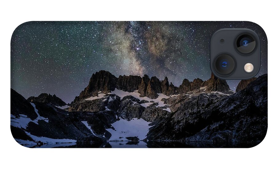 Landscape iPhone 13 Case featuring the photograph Iceberg Lake Night Sky by Romeo Victor