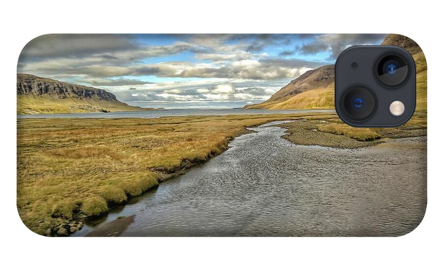 Iceland iPhone 13 Case featuring the photograph Iceland water and sky by Yvonne Jasinski