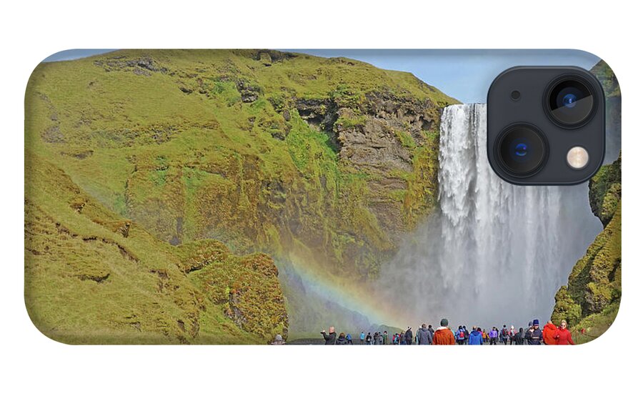 Iceland iPhone 13 Case featuring the photograph Iceland Waterfalls by Yvonne Jasinski