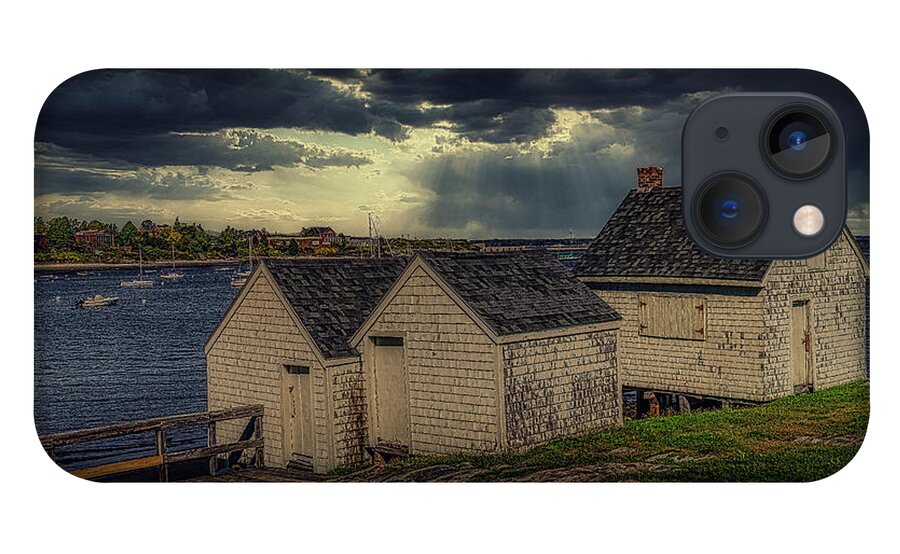 Willard Beach iPhone 13 Case featuring the photograph Iconic Fishing Shacks by Penny Polakoff