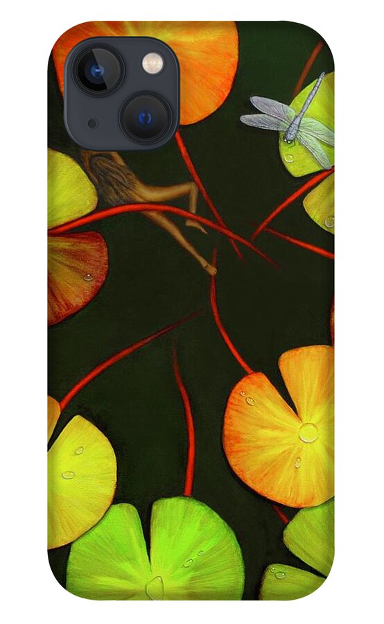 Kim Mcclinton iPhone 13 Case featuring the painting Immersion by Kim McClinton