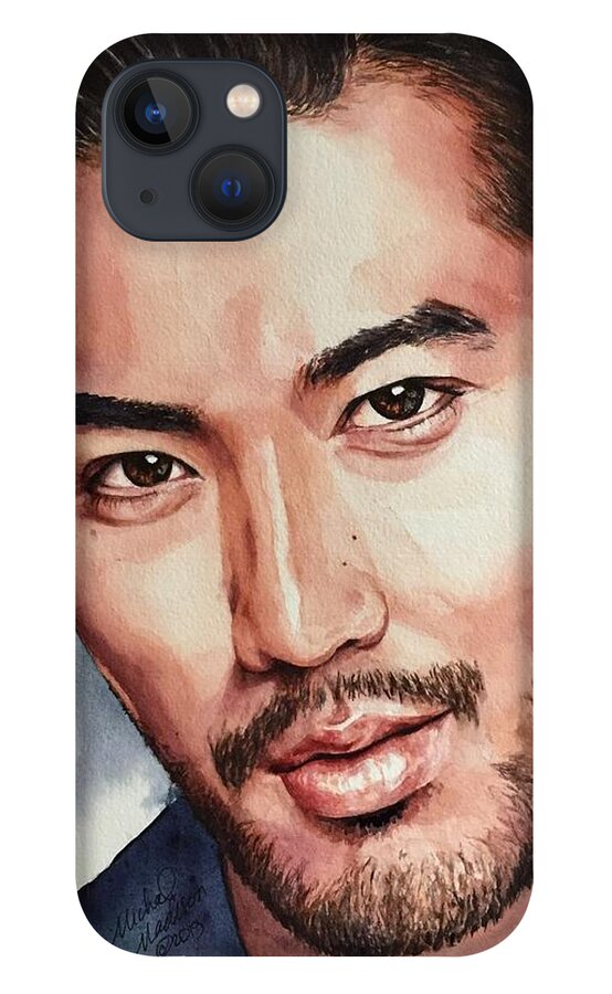 Godfrey Gao iPhone 13 Case featuring the painting Inner Power by Michal Madison