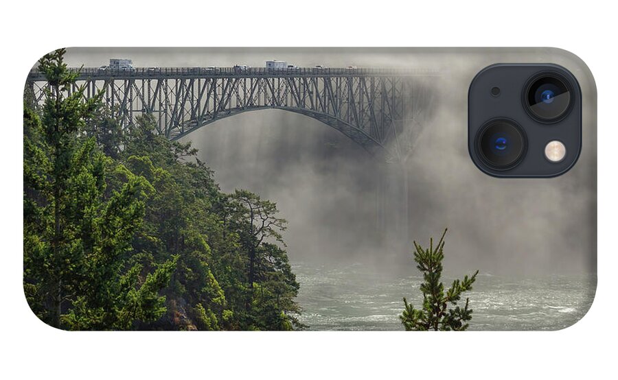 Deception Pass iPhone 13 Case featuring the photograph Into The Mist by Michael Rauwolf