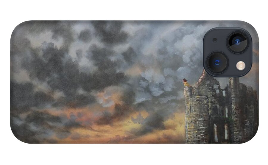 Scotland iPhone 13 Case featuring the painting Into the Sun by Tom Shropshire