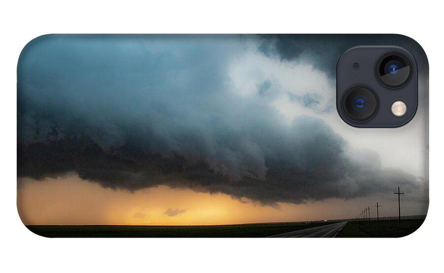 Nebraskasc iPhone 13 Case featuring the photograph Kansas Storm Chase Bust Day 004 by NebraskaSC
