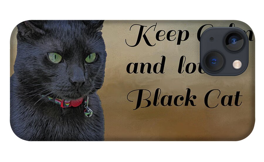 Cat iPhone 13 Case featuring the photograph Keep Calm by Cathy Kovarik