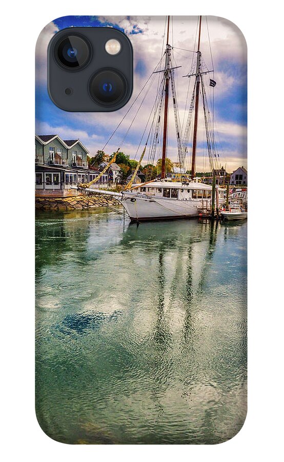 Kennebunkport iPhone 13 Case featuring the photograph Kennebunk River at Kennebunkport 203 by James C Richardson