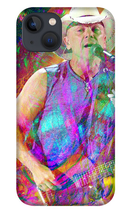 Kenny Chesney iPhone 13 Case featuring the digital art Kenny Chesney by Rob Hemphill