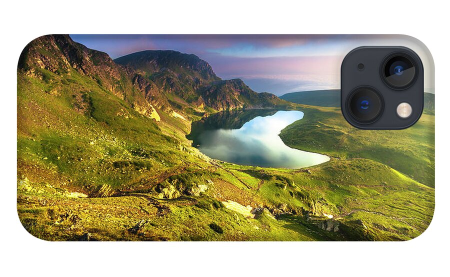 Bulgaria iPhone 13 Case featuring the photograph Kidney Lake by Evgeni Dinev
