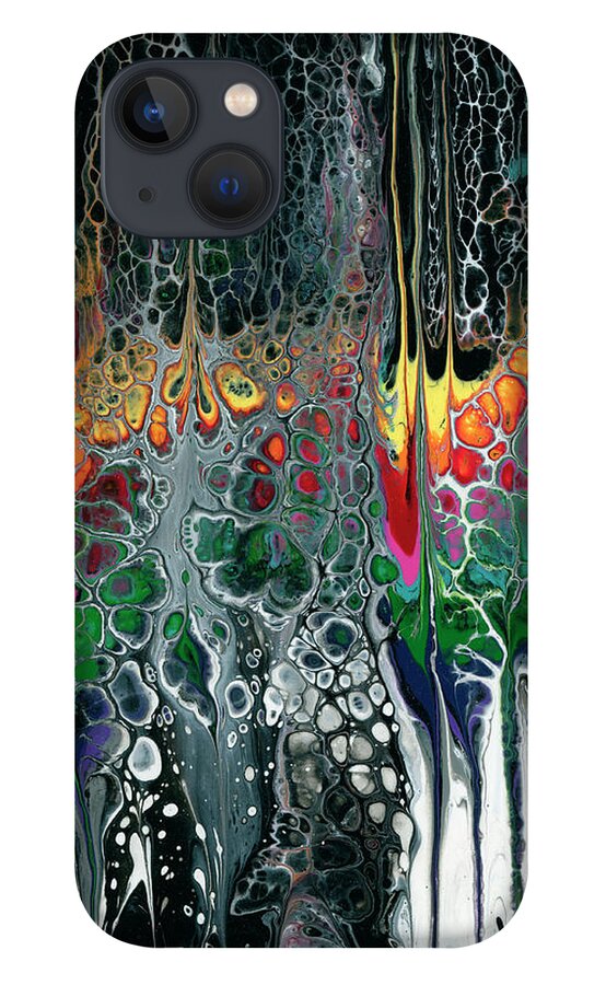 Landscape iPhone 13 Case featuring the painting Kilauea 2 by KC Pollak