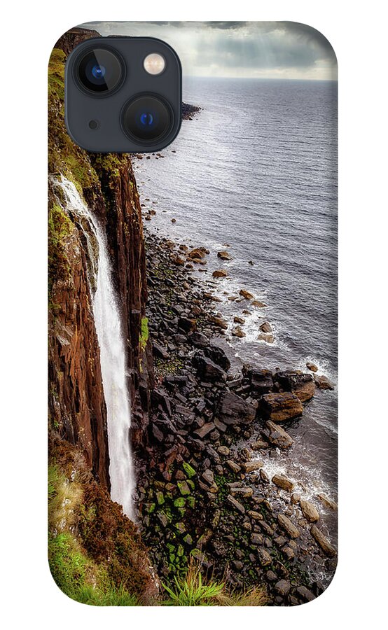 Scotland iPhone 13 Case featuring the photograph Kilt Rock by Bradley Morris