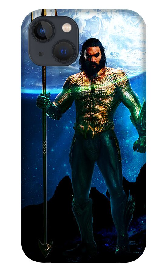 Aquaman 10 iPhone 13 Case featuring the digital art Aquaman 10 by Aldane Wynter