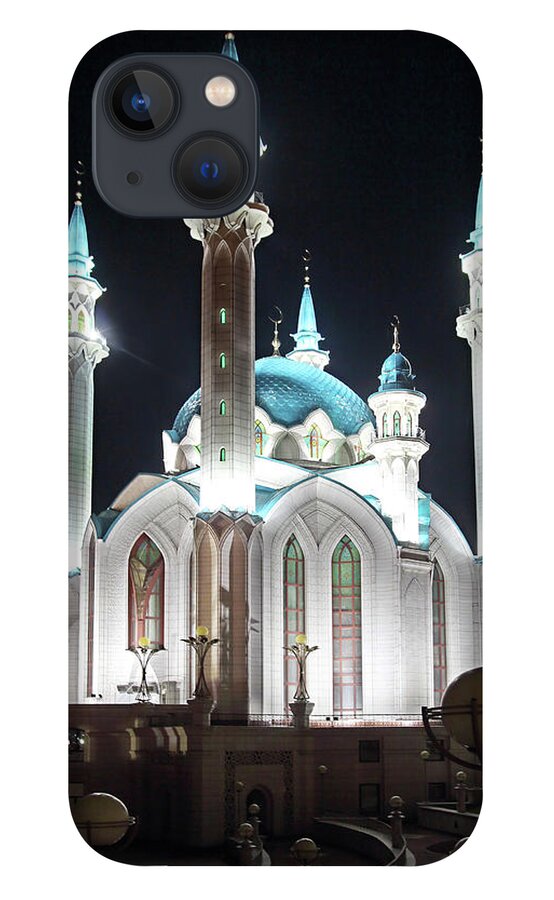 Kazan iPhone 13 Case featuring the photograph Kul Sharif Mosque At Night In Kazan by Mikhail Kokhanchikov