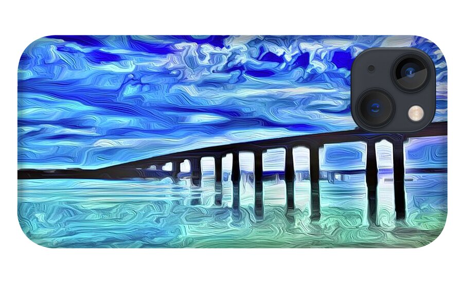 Landscape iPhone 13 Case featuring the photograph Ladies Island Bridge by Michael Stothard