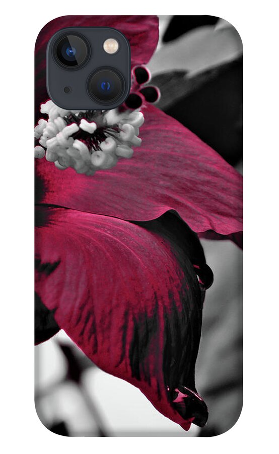 Hibiscus iPhone 13 Case featuring the photograph Lady In Red by Gena Herro