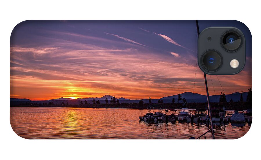 Lake Almanor iPhone 13 Case featuring the photograph Lake Almanor Sunset by Bradley Morris